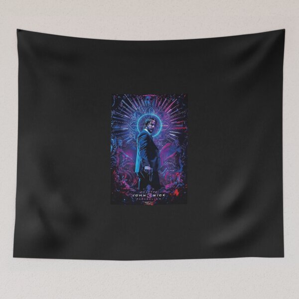 Item preview, John Wick 3 throw blanket metal print tapestry designed and sold by gastda.