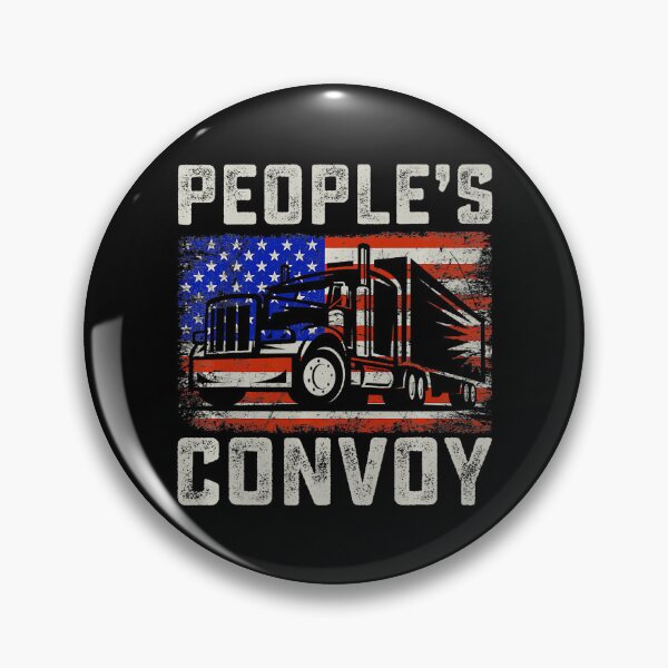 Item preview, The People's Convoy America Truckers Freedom Convoy USA designed and sold by GardNewerd.