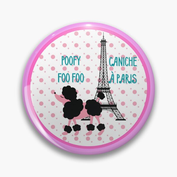 Item preview, Poofy, foo foo Poodles in Paris / Caniche a Paris: variety of designs, mix and match designs designed and sold by Becky Hunter.
