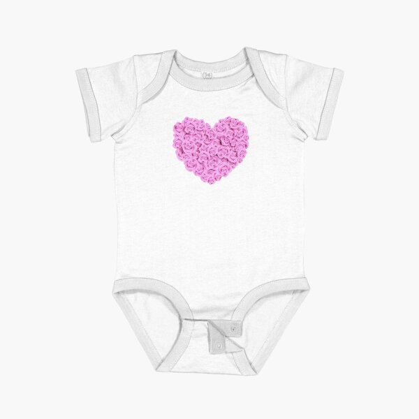Item preview, Love Pink Heart of Roses Hydro Laptop Sticker Decal designed and sold by OneWorldLove.