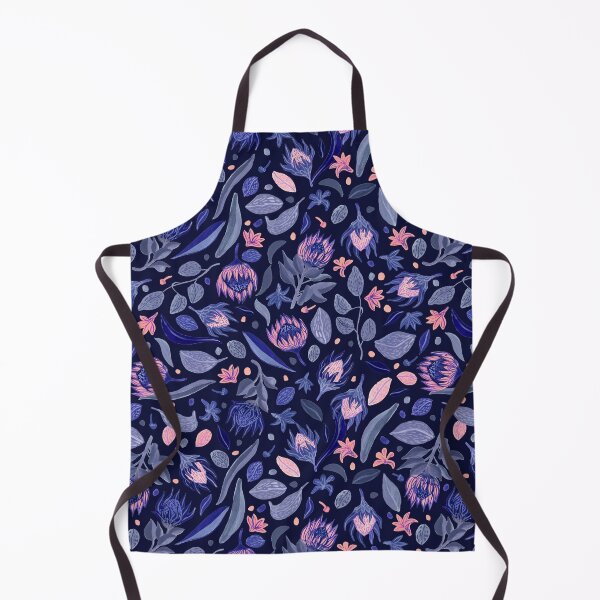 Item preview, Midnight flowers - navy designed and sold by thealohastudios.