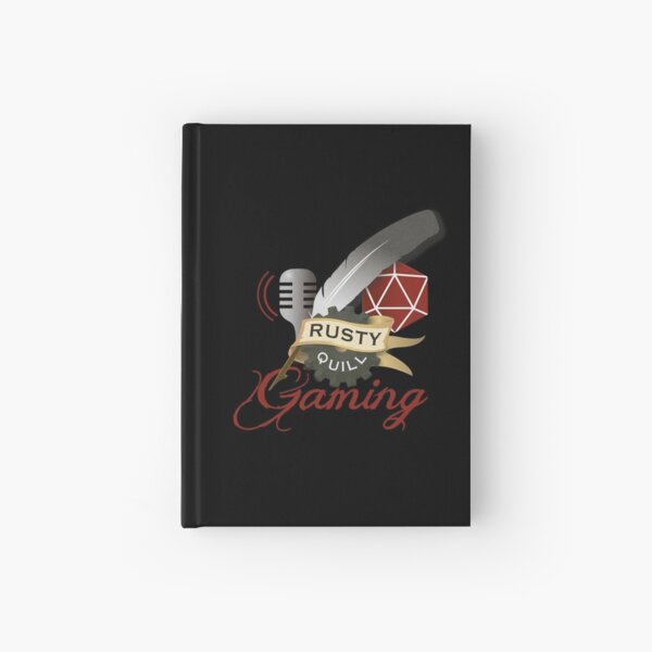 Rusty Quill Gaming Logo Hardcover Journal