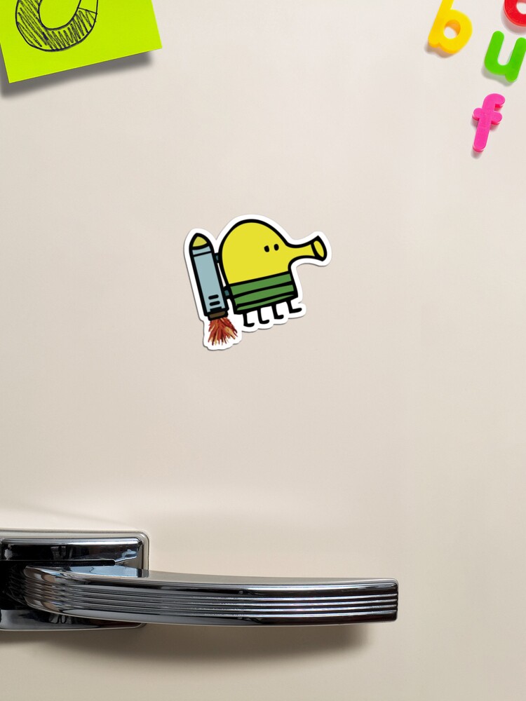 Doodle Jump Sticker Sticker for Sale by mlarmon