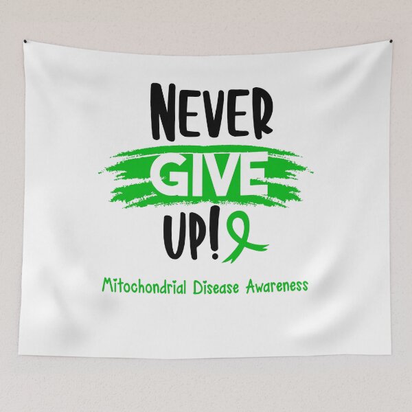 Item preview, Mitochondrial Disease Warrior - Mitochondrial Disease Awareness - Never Give Up! designed and sold by Robbsyn.