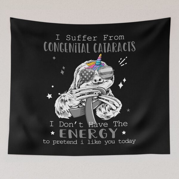 Item preview, Funny Sloth I Suffer From Congenital Cataracts designed and sold by Kohend.