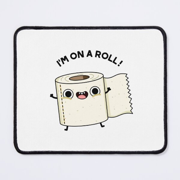 Item preview, I'm On A Roll Funny Toilet Paper Puns designed and sold by punnybone.