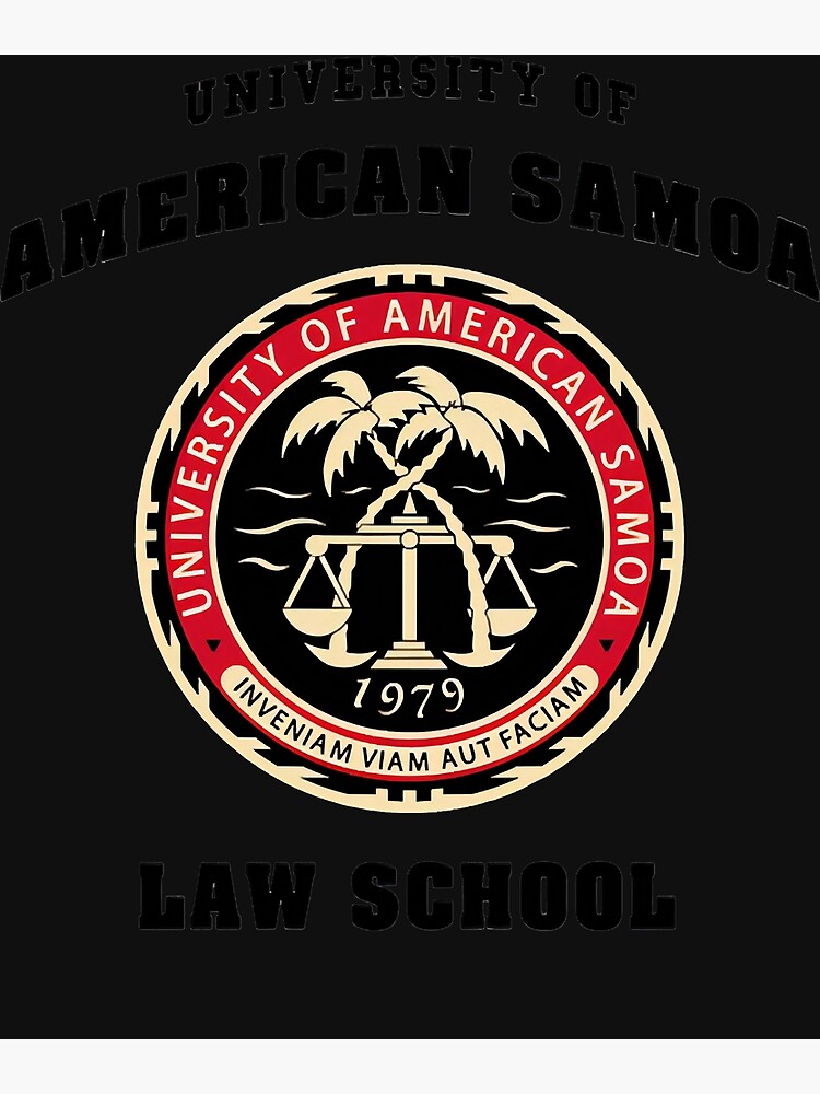 "University of american samoa law school logo better call saul" Poster
