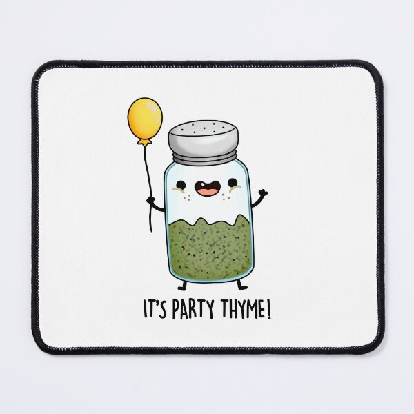 Item preview, It's Party Thyme Funny Herb Puns designed and sold by punnybone.