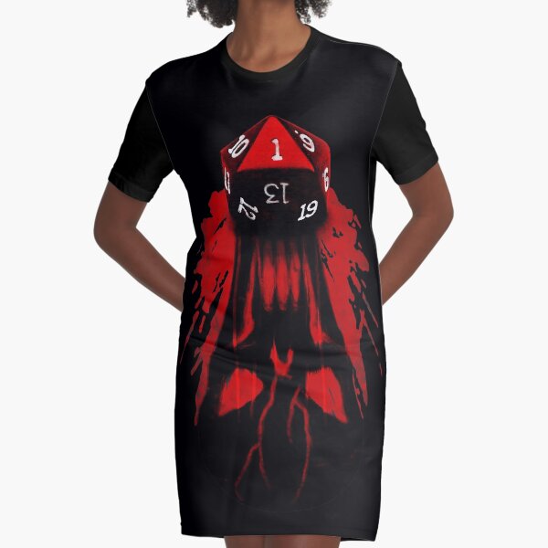 Critical Fail Graphic T-Shirt Dress