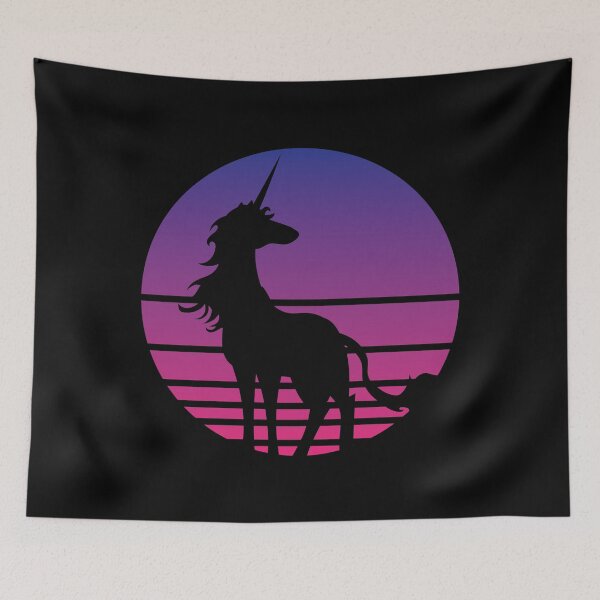 Item preview, Unicorn Synthwave designed and sold by samohtlion.