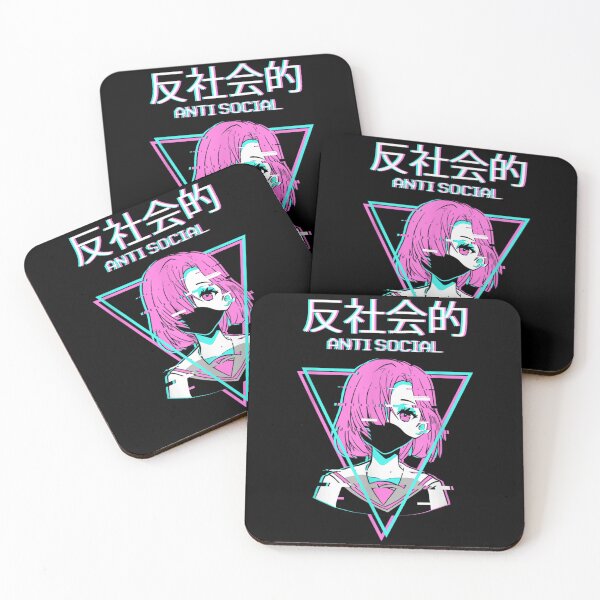 Item preview, Antisocial Vaporwave Anime Girl Japanese Indie Alt Aesthetic designed and sold by BrianLangley2.