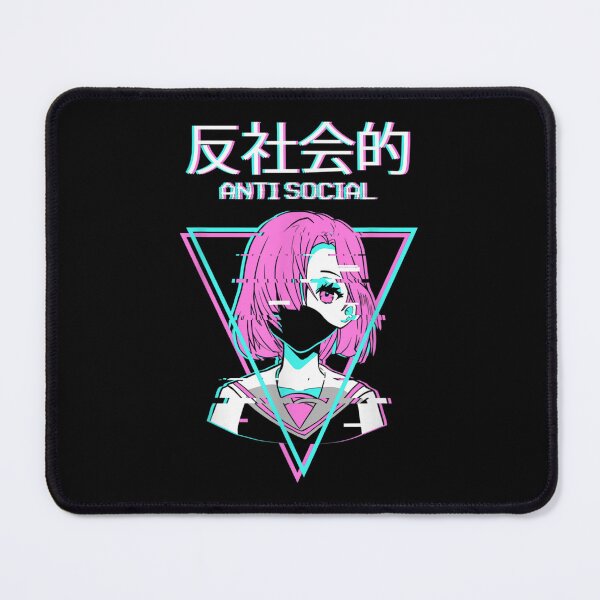 Item preview, Antisocial Vaporwave Anime Girl Japanese Indie Alt Aesthetic designed and sold by BrianLangley2.