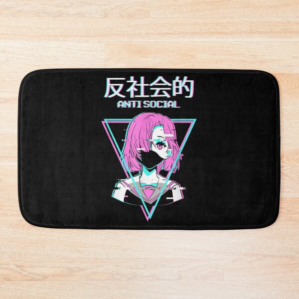 Item preview, Antisocial Vaporwave Anime Girl Japanese Indie Alt Aesthetic designed and sold by BrianLangley2.