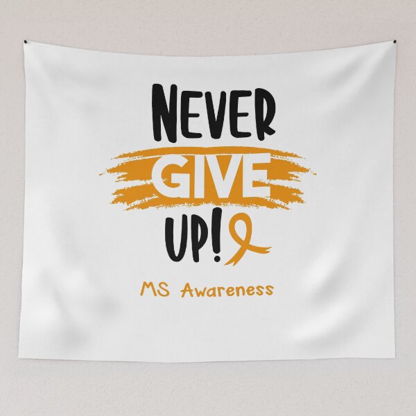 Item preview, MS Warrior - MS Awareness - Never Give Up! designed and sold by Robbsyn.