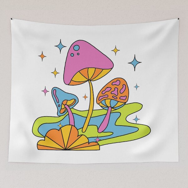 Item preview, Groovy Psychedelic Mushrooms designed and sold by KathrinLegg.