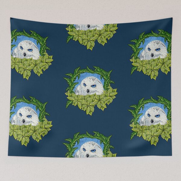 Item preview, Mister Blue Eyes (Snowy Owl) designed and sold by Colette van der Wal.