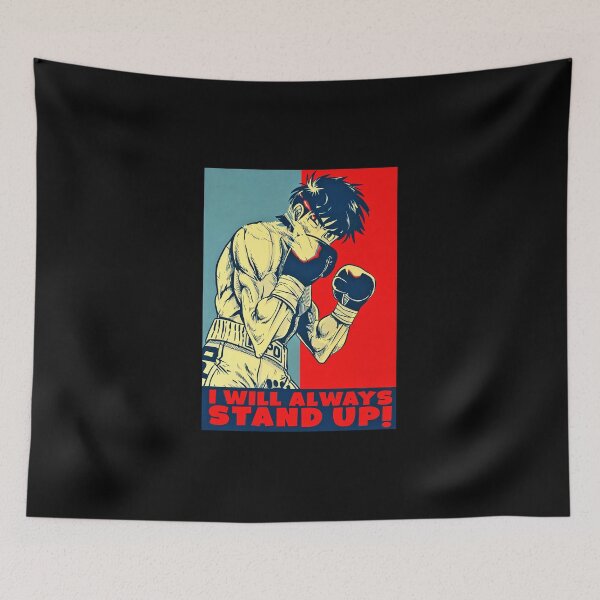 Item preview,  Hajime No Ippo I Will Always Stand Up Posters designed and sold by Georgekz.