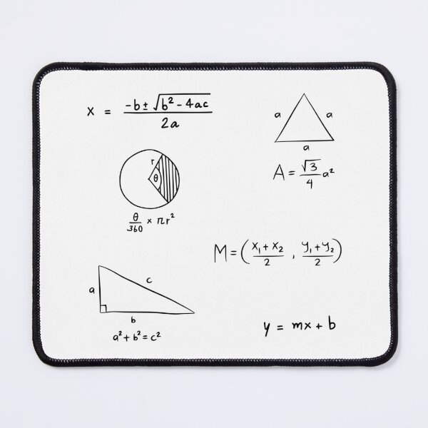 Item preview, Math equations and formula quadratic equation, area of sector, pythagorean theorem  designed and sold by CherieTree.