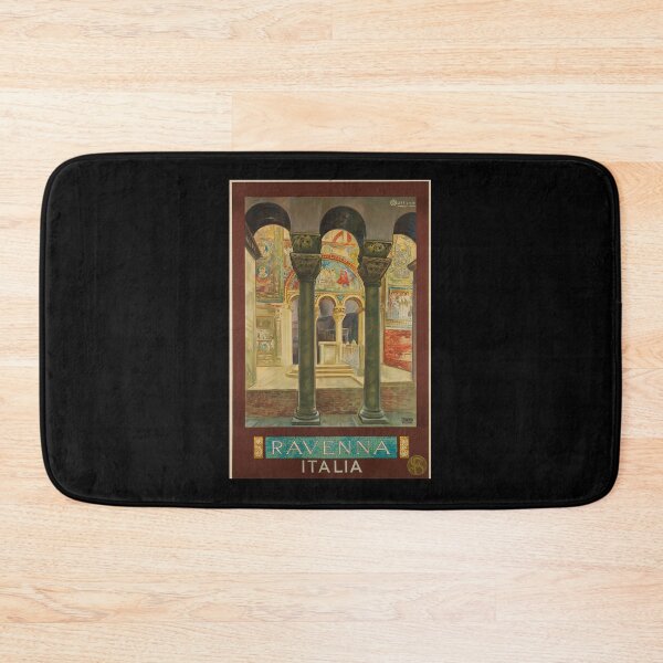 Item preview, Ravenna Italia Vintage Travel Poster Pullover Hoodie designed and sold by kimmesajgreh.