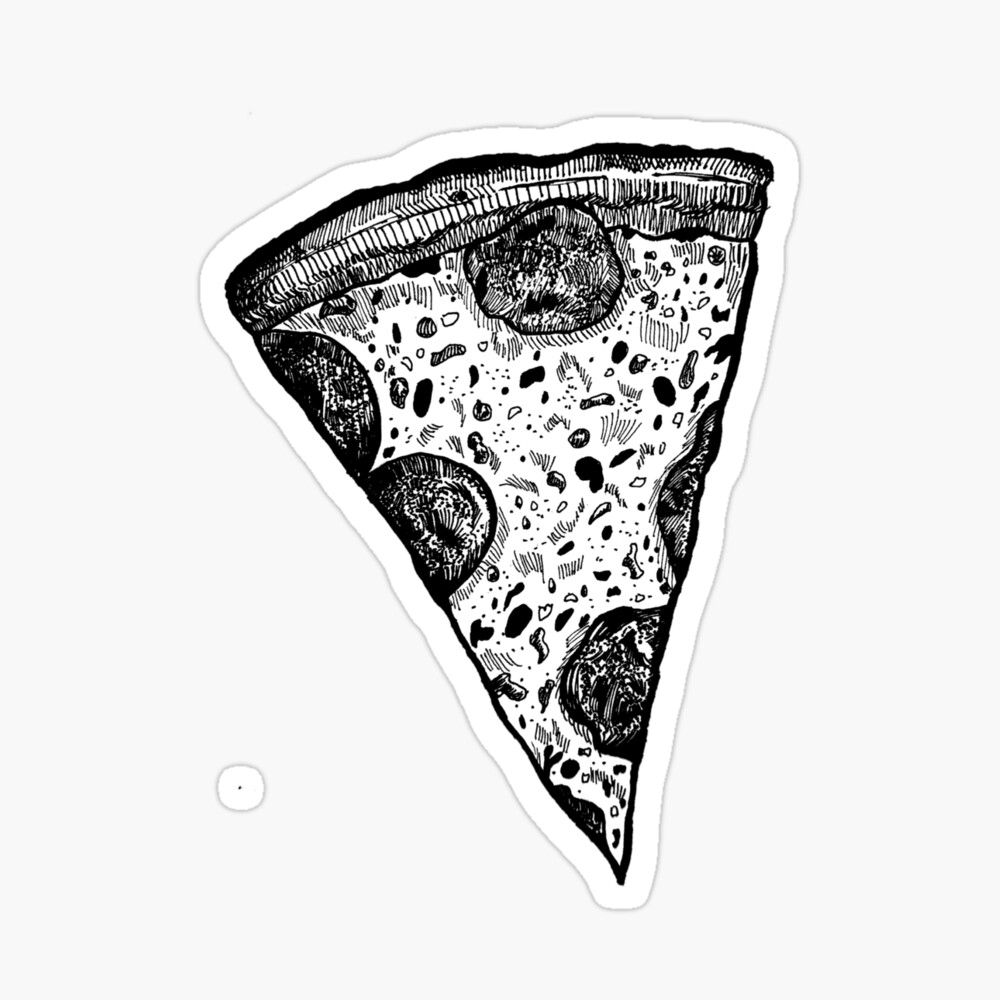 11+ Slice Pizza Drawing