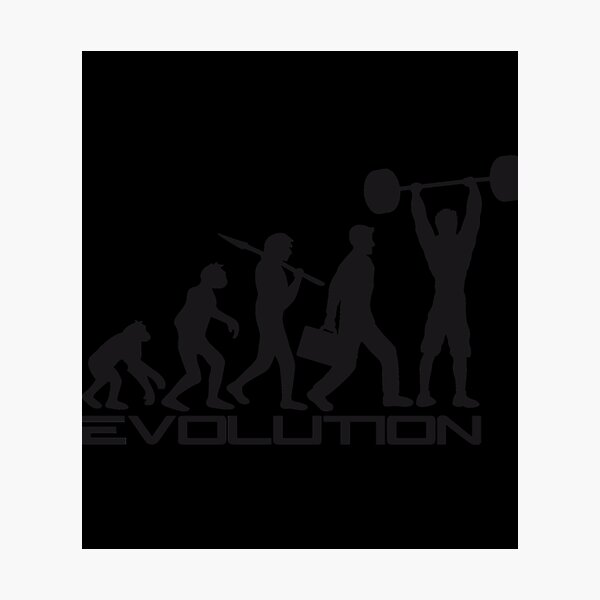 Artikel-Vorschau von Text Evolution Entwicklung Crew Team Sport Verein Logo Silhouette Umriss Stark Workout Gym Co, designt und verkauft von kerritoniap2g.