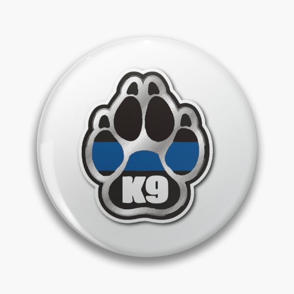 Item preview, K9 thin blue line paw - logo designed and sold by RENAGADE4LYF.