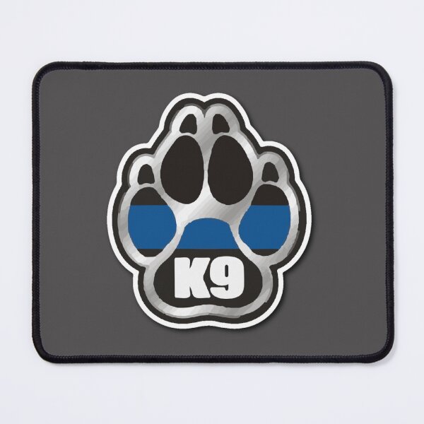 Item preview, K9 thin blue line paw - logo designed and sold by RENAGADE4LYF.