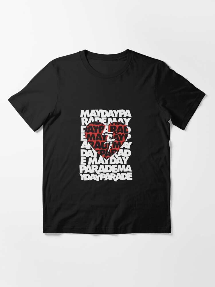 MayDay Parade Men's Broken Heart T-Shirt Large Black Men's Basic