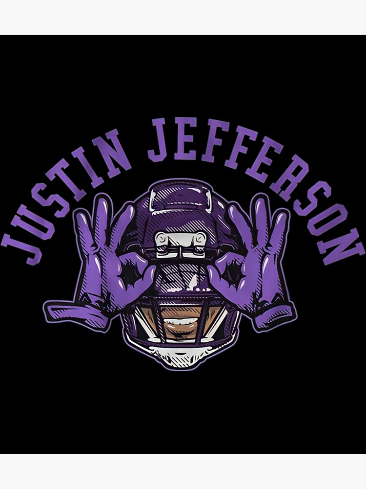 Justin Jefferson Jersey  Poster for Sale by LOSTandLO