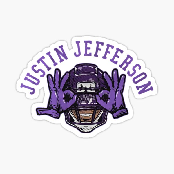 Justin Jefferson  Sticker for Sale by Calvinry