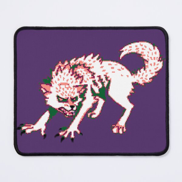 Item preview, Hombre lobo de píxeles (rojo, blanco y verde) designed and sold by SugarDrake.