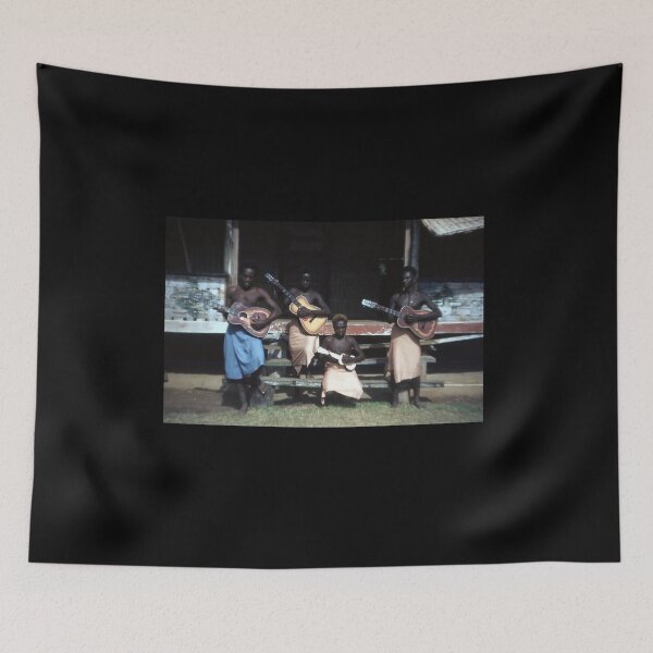 Item preview, Vintage Papua New Guinea - Musicians designed and sold by BGPickers.