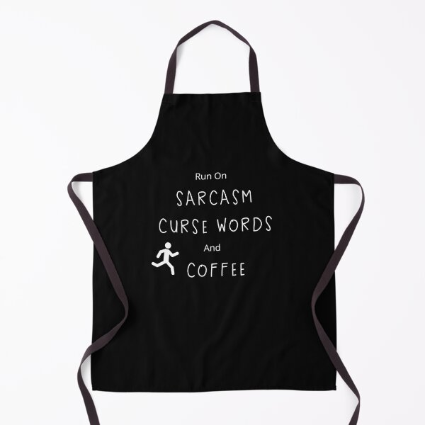 Item preview, Run on Sarcasm Curse Words and Coffee Sticker designed and sold by Jungleful33.