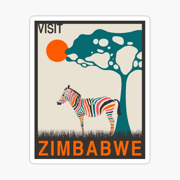 Aperçu de l'œuvre Zimbabwe (v2) créée et vendue par FinlayMcNevin.