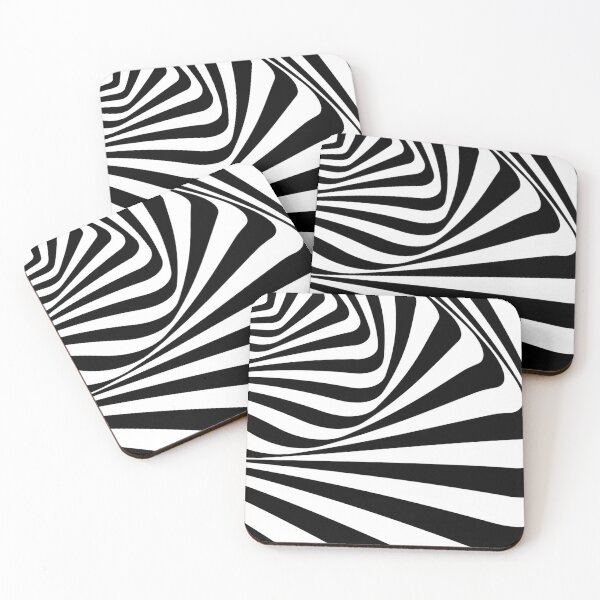 Item preview, Abstract Art Strips black white  designed and sold by Tshirtstory.