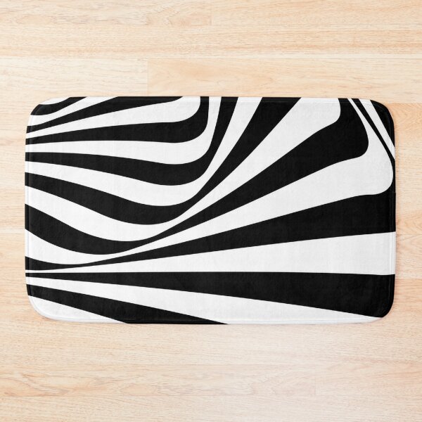 Item preview, Abstract Art Strips black white  designed and sold by Tshirtstory.