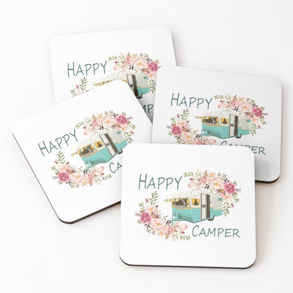 Item preview, Happy Camper Retro Camping Hello Summer designed and sold by BennetJaco.