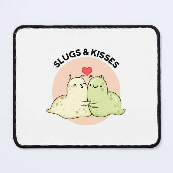 Item preview, Slugs And Kisses Funny Slug Puns designed and sold by punnybone.