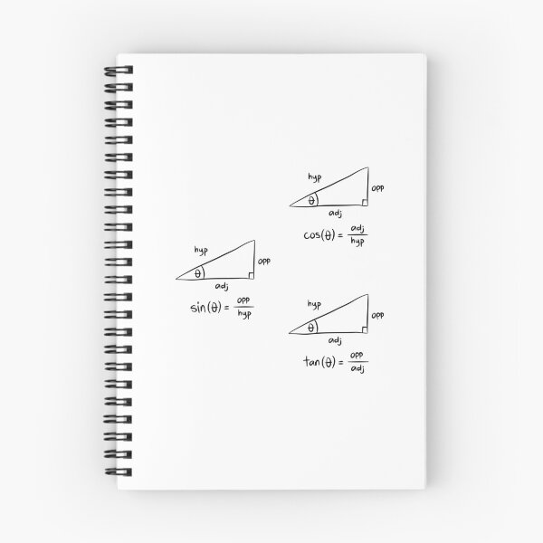 Item preview, Trigonometry Math equations and formula Sine Cosine Tangent Right angled triangle designed and sold by CherieTree.