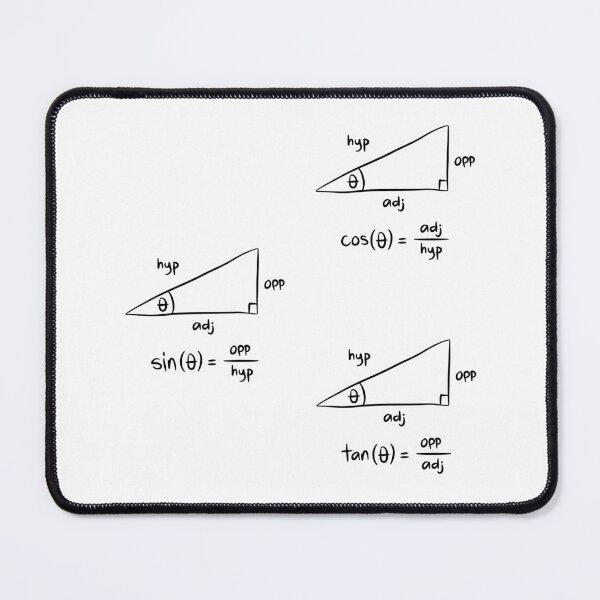 Item preview, Trigonometry Math equations and formula Sine Cosine Tangent Right angled triangle designed and sold by CherieTree.