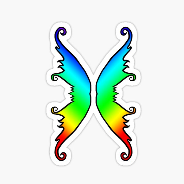 Item preview, Fairy Wings Rainbow designed and sold by blakcirclegirl.
