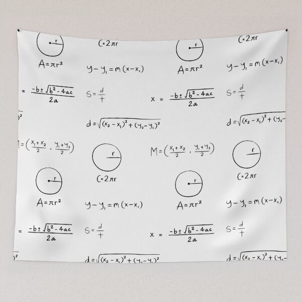 Item preview, Math equations quadratic equation, distance formula, midpoint, slope designed and sold by CherieTree.