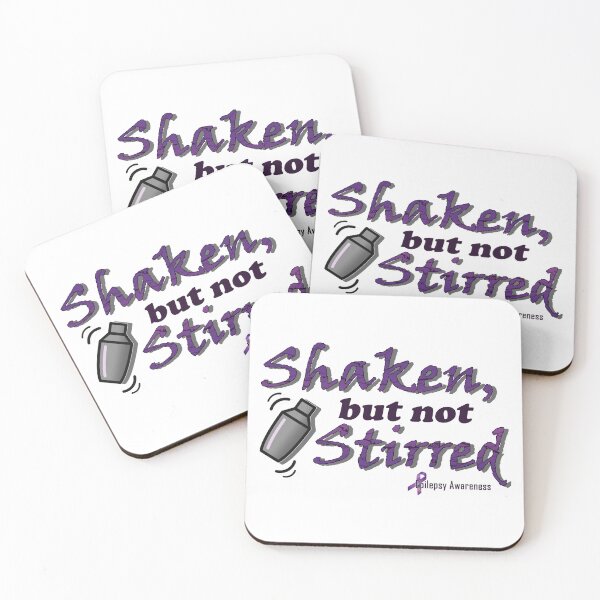 Item preview, Shaken but not Stirred - Epilepsy Awareness designed and sold by KlickWitch.