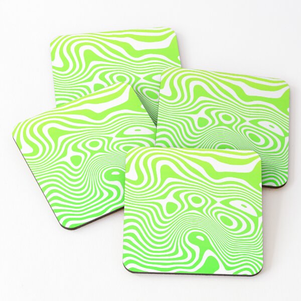Item preview, Lime green Abstract Strips Art  designed and sold by Tshirtstory.