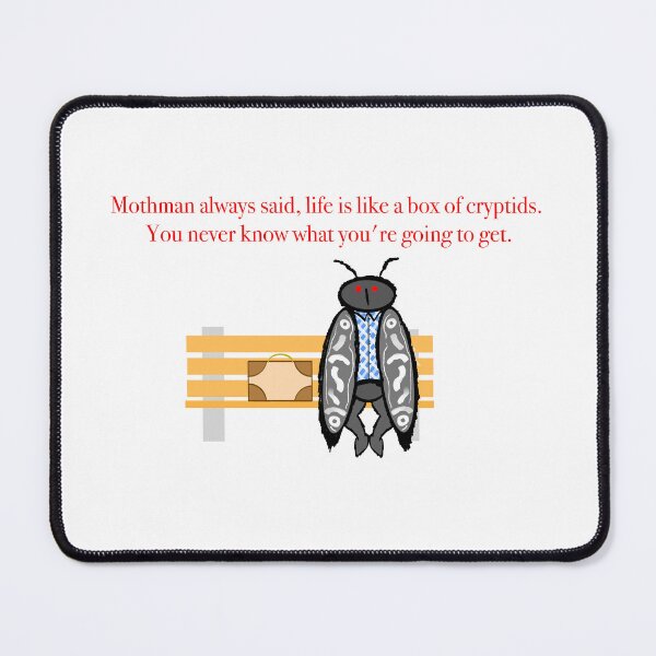 Item preview, Mothman Gump designed and sold by kybarkingspider.