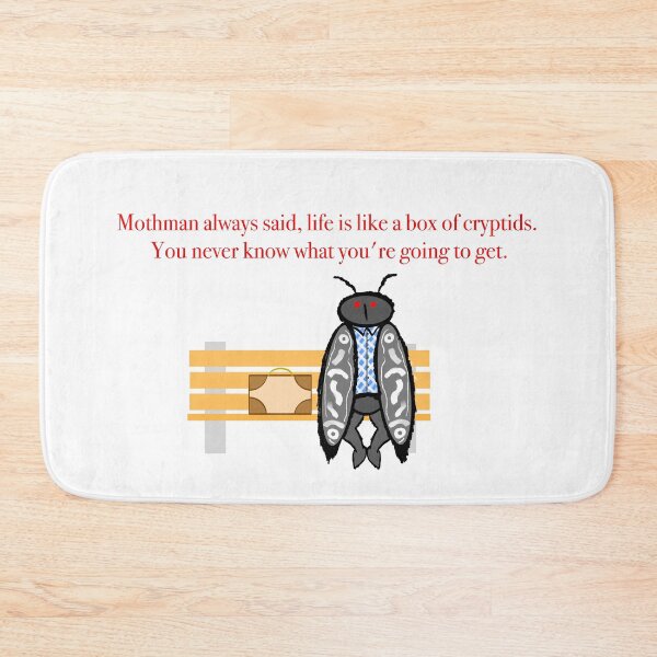 Item preview, Mothman Gump designed and sold by kybarkingspider.