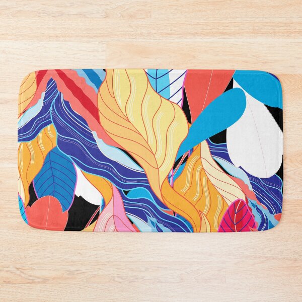 Item preview, Abstract colorful leaves designed and sold by FGCART.