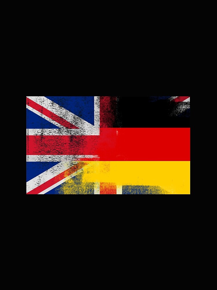 "British German Half Germany Half UK Flag" Tshirt by ozziwar Redbubble