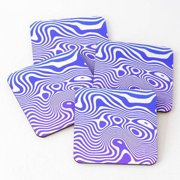 Item preview, Navy Blue Abstract Strips Art  designed and sold by Tshirtstory.