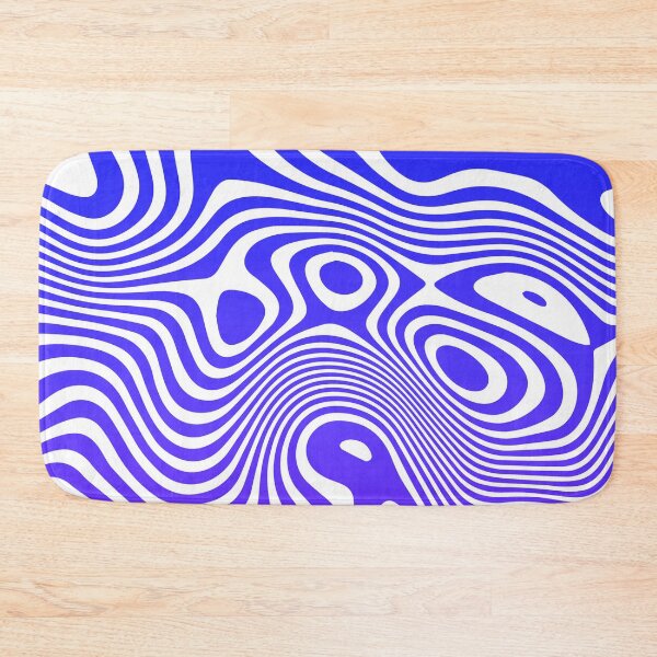 Item preview, Navy Blue Abstract Strips Art  designed and sold by Tshirtstory.
